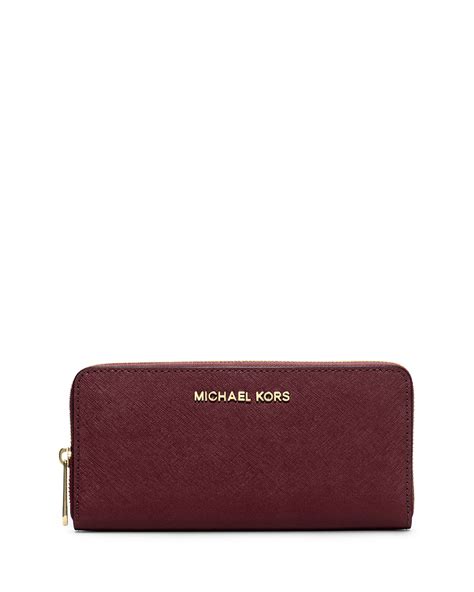 michael kors ciara travel continental merlot|MICHAEL Michael Kors Jet Set Zip.